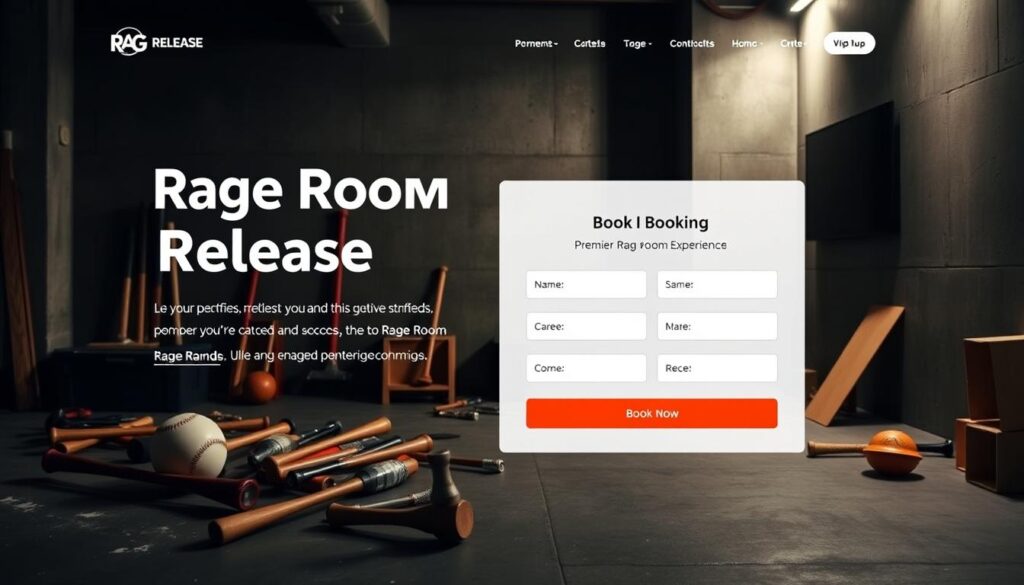 rage room booking