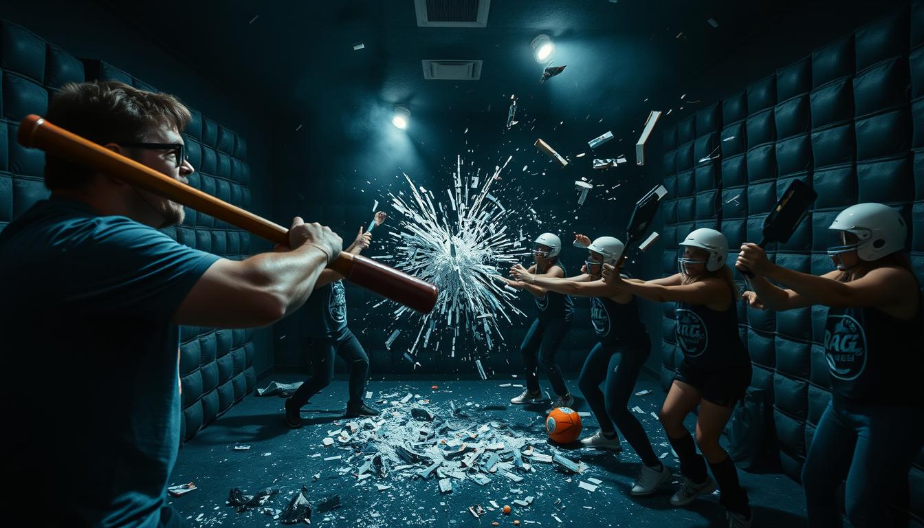 Attracting repeat customers to a rage room