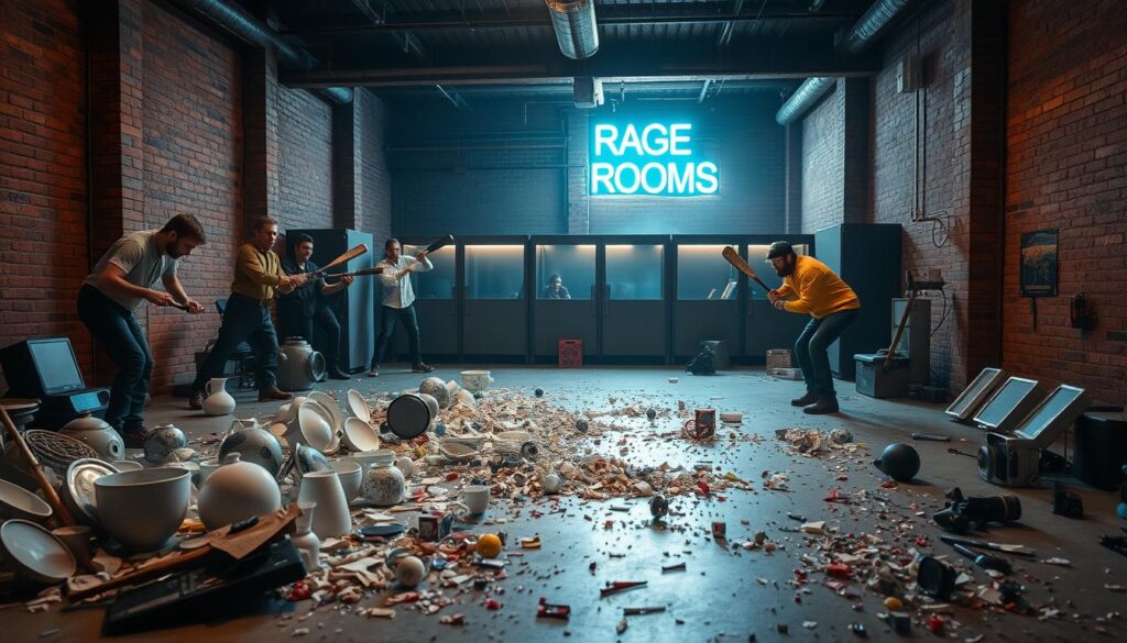 Rage Rooms for Stress Relief